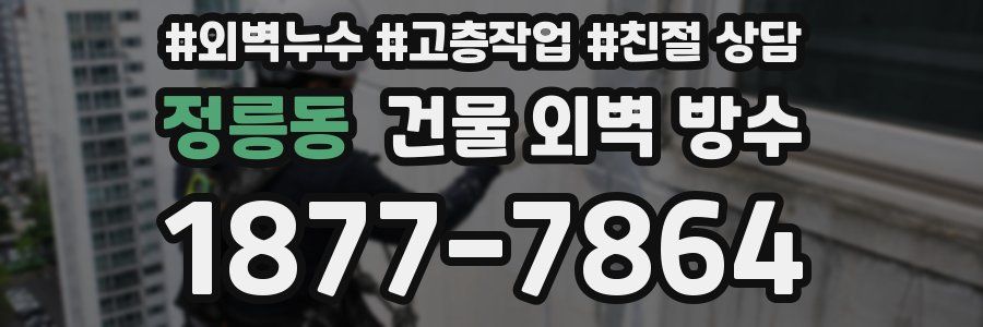 정릉동 건물 외벽 방수