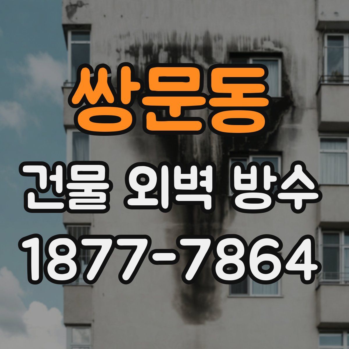 쌍문동 건물 외벽 방수