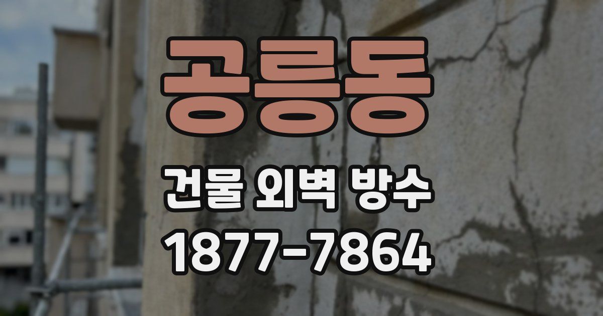 공릉동 건물 외벽 방수