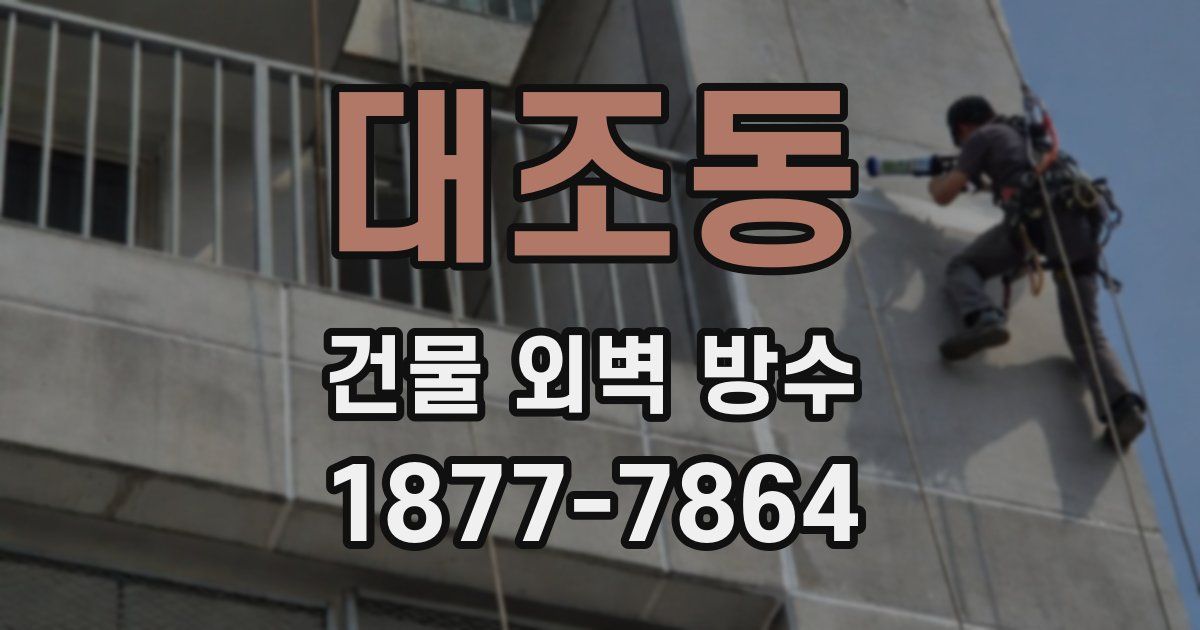 대조동 건물 외벽 방수