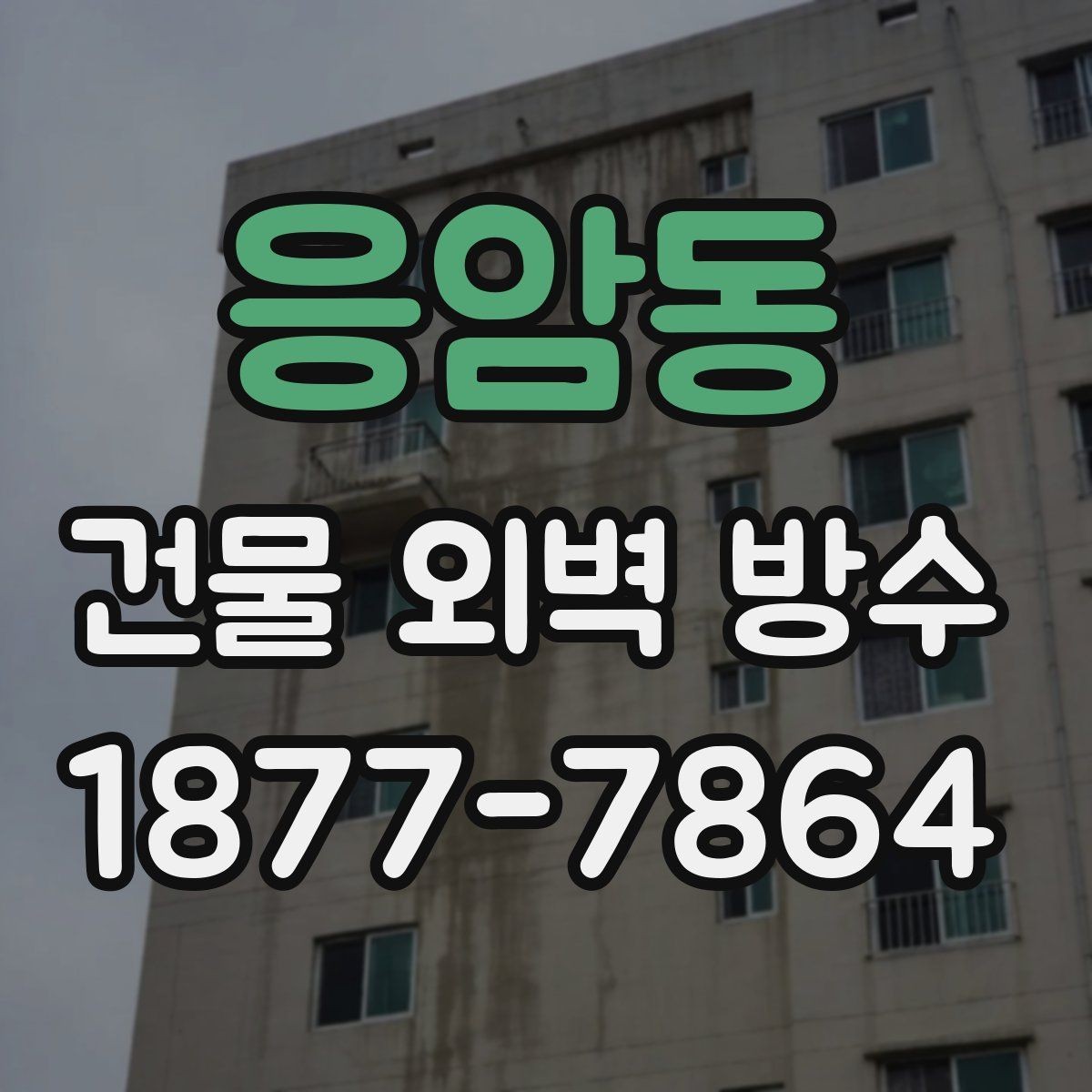 응암동 건물 외벽 방수 공사 전 준비해야 할 안내사항