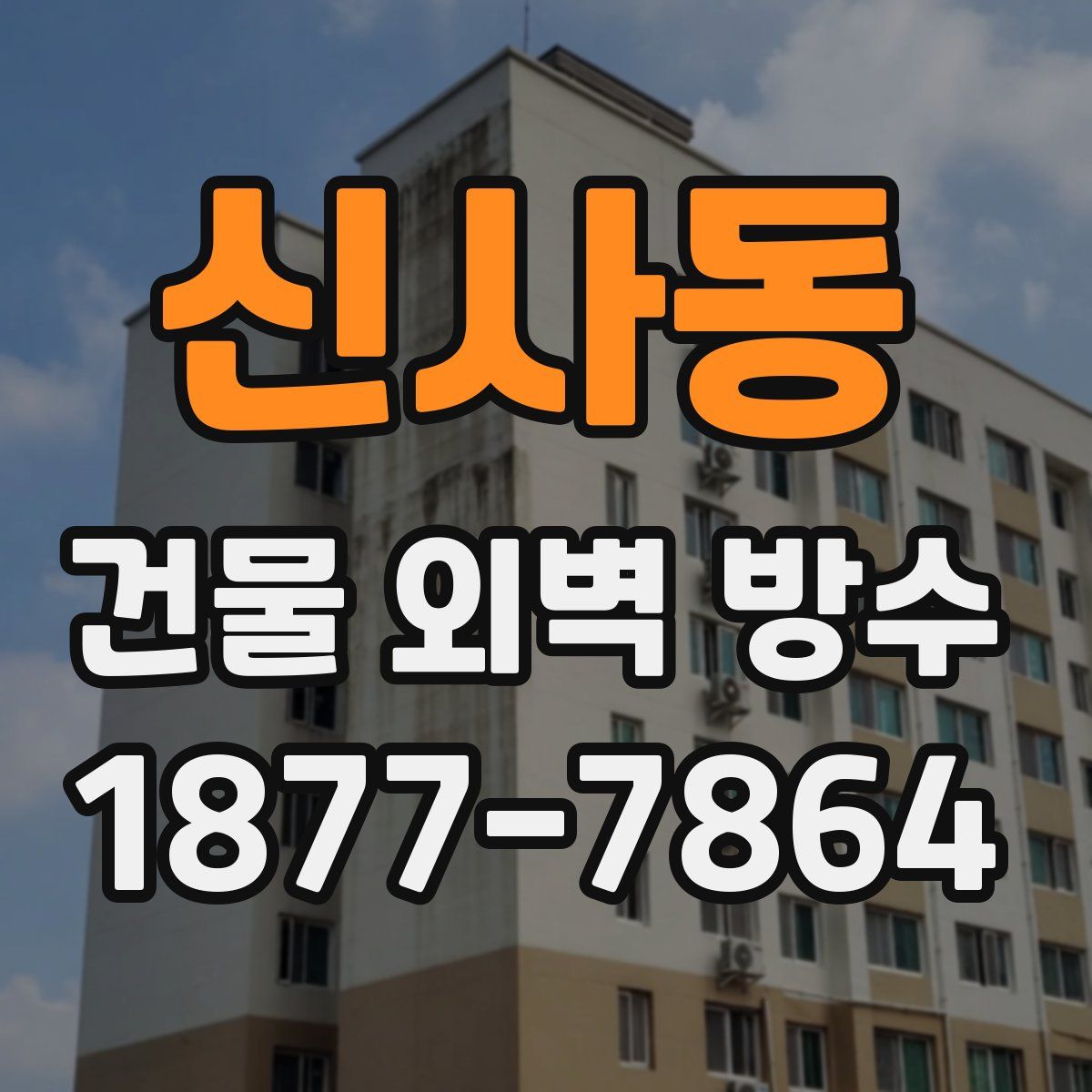신사동 건물 외벽 방수
