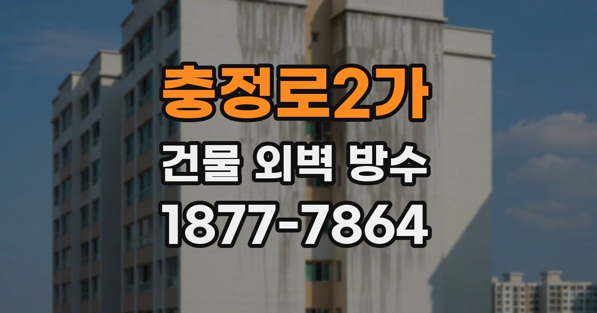 충정로2가 건물 외벽 방수