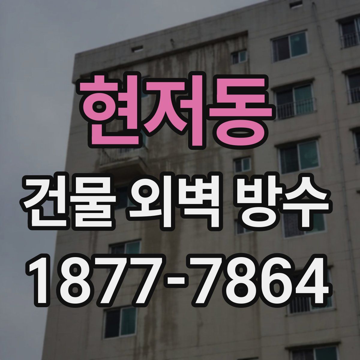 현저동 건물 외벽 방수
