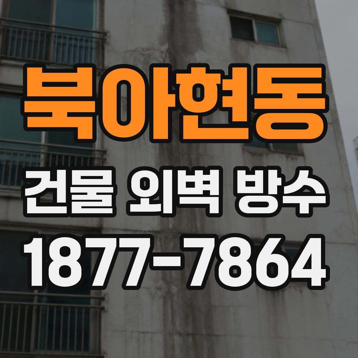 북아현동 건물 외벽 방수