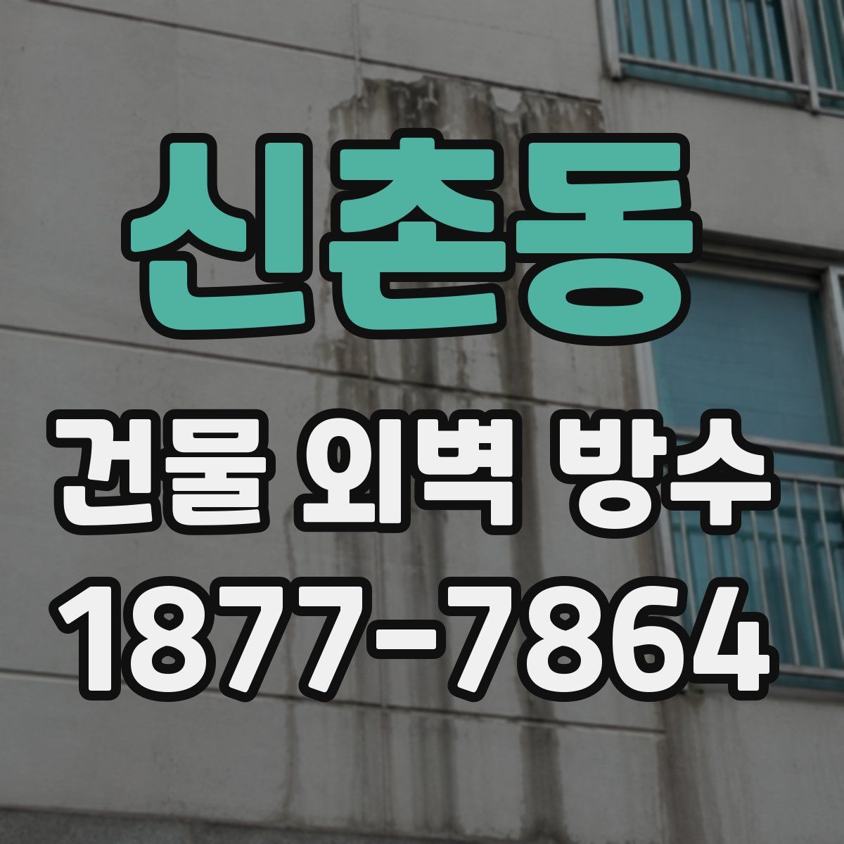 신촌동 건물 외벽 방수