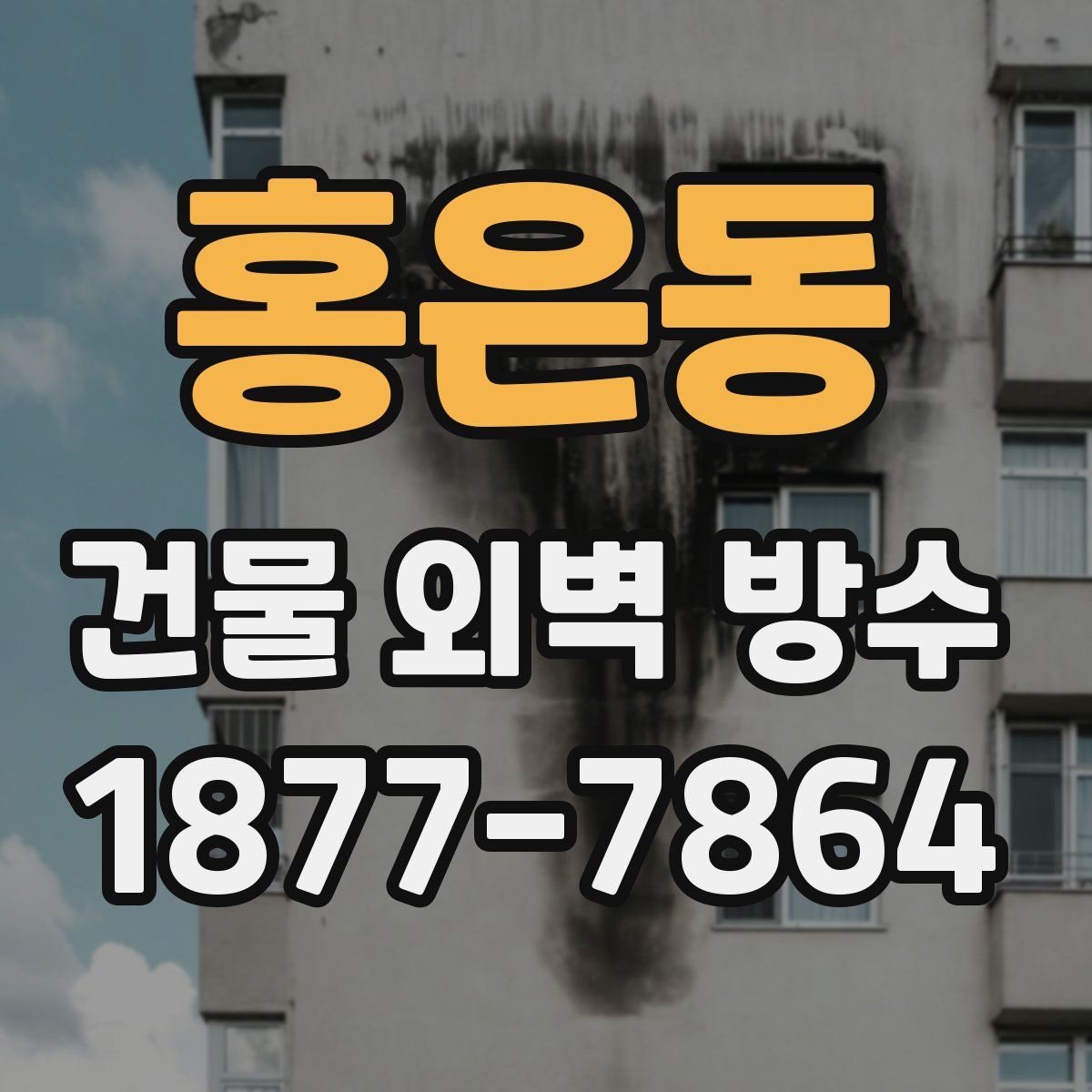 홍은동 건물 외벽 방수
