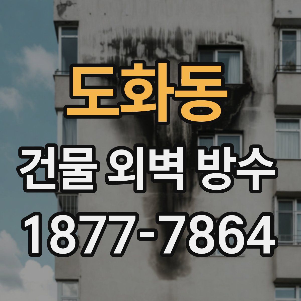 도화동 건물 외벽 방수