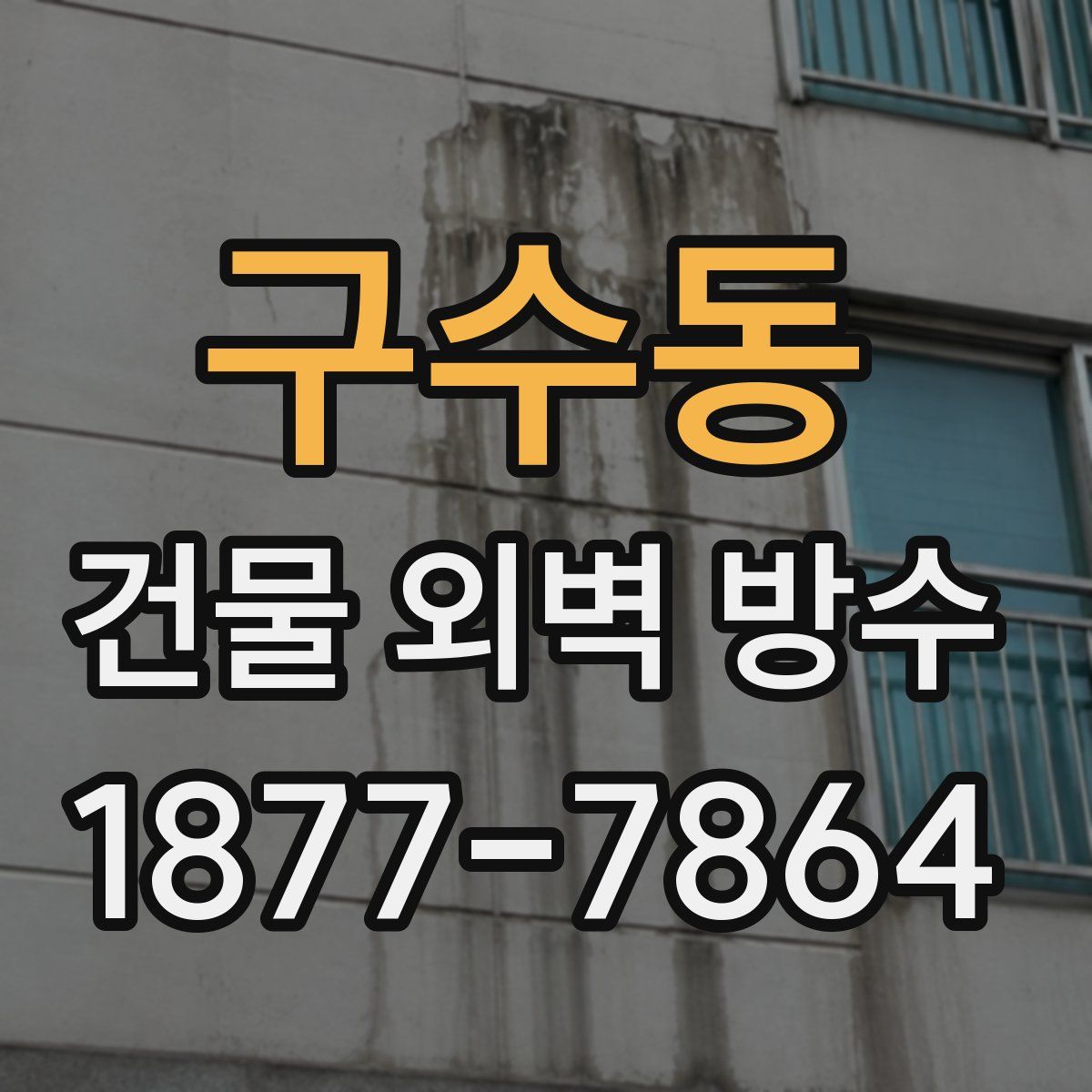 구수동 건물 외벽 방수