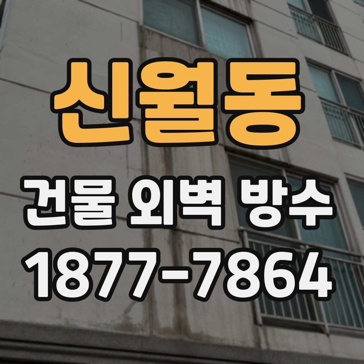신월동 건물 외벽 방수 누수 원인부터 살펴보기