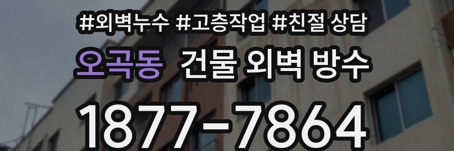 오곡동 건물 외벽 방수