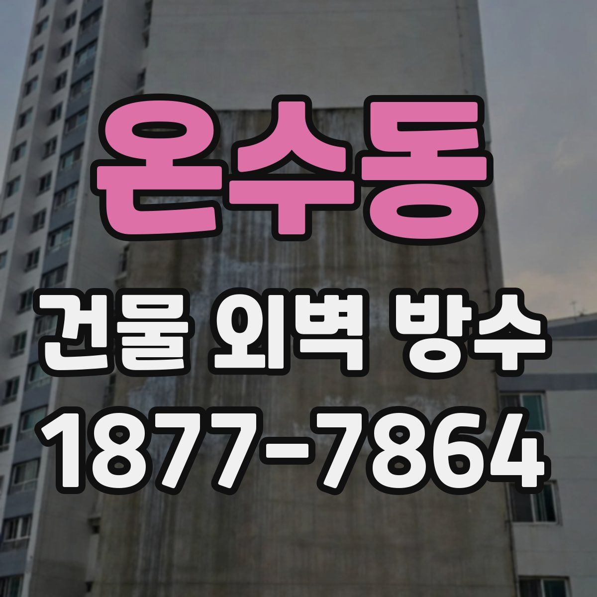 온수동 건물 외벽 방수