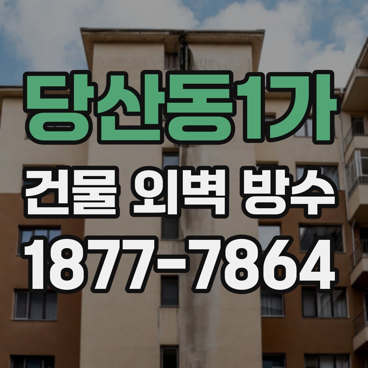 당산동1가 건물 외벽 방수