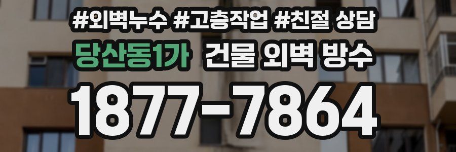 당산동1가 건물 외벽 방수