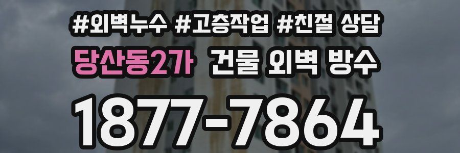 당산동2가 건물 외벽 방수