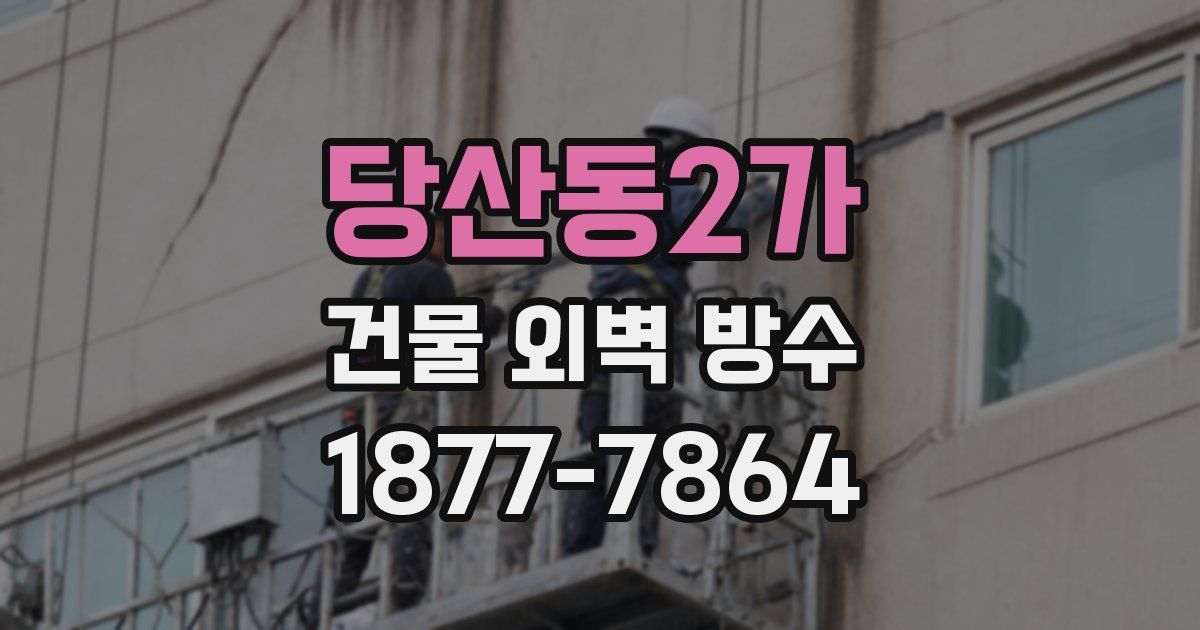 당산동2가 건물 외벽 방수