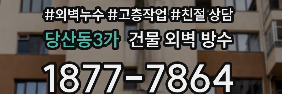 당산동3가 건물 외벽 방수