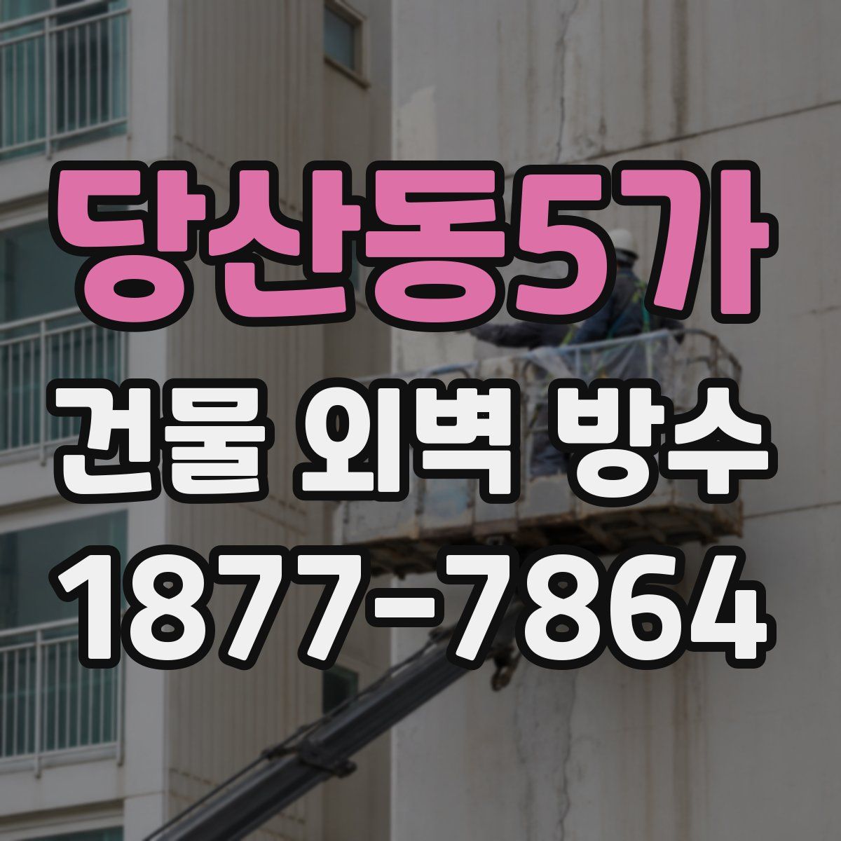 당산동5가 건물 외벽 방수
