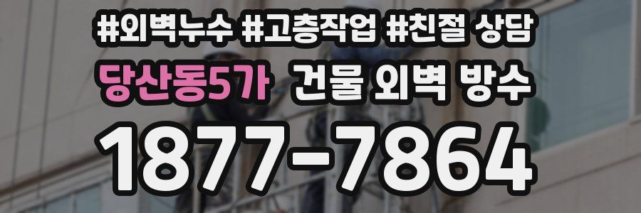 당산동5가 건물 외벽 방수
