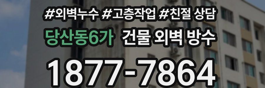 당산동6가 건물 외벽 방수