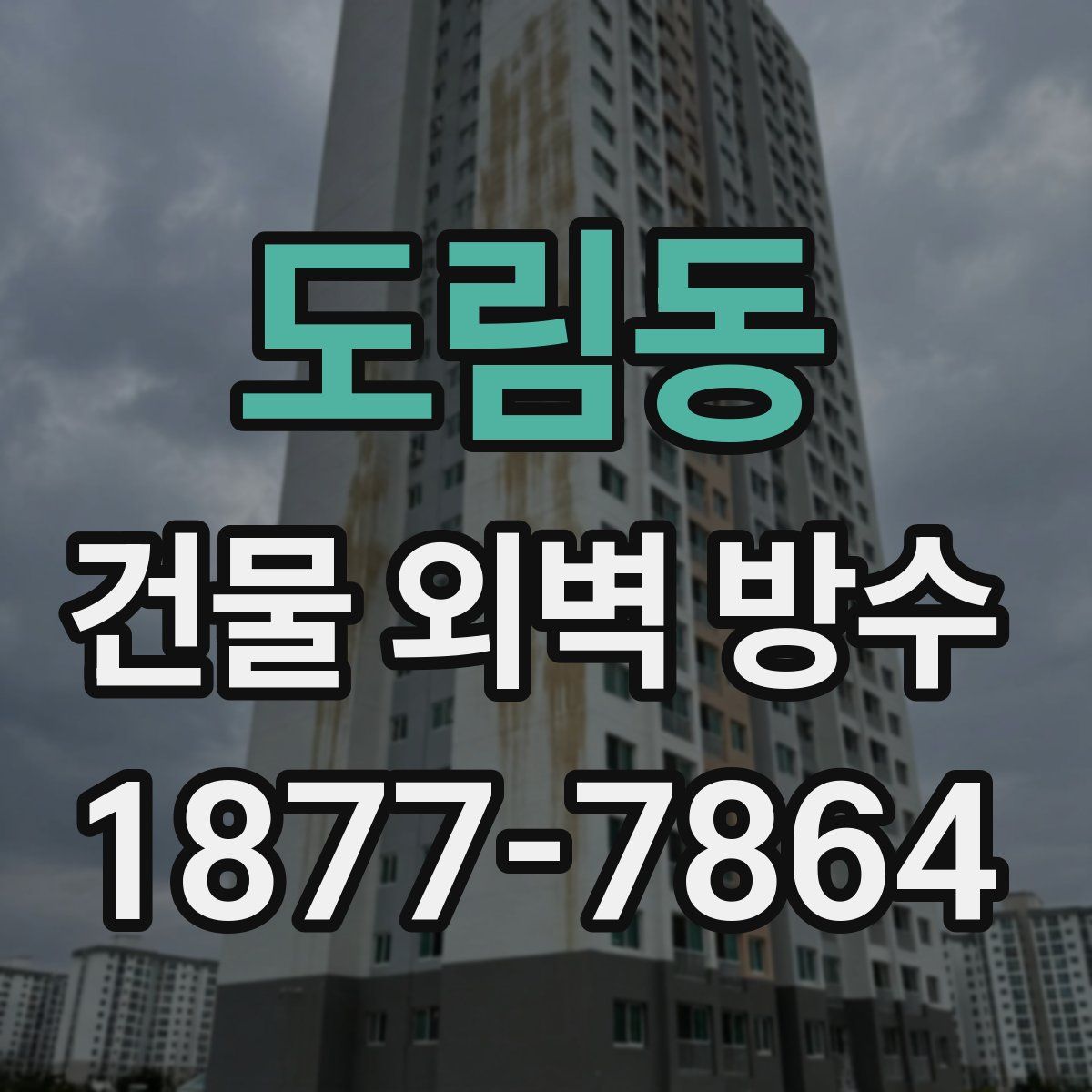 도림동 건물 외벽 방수