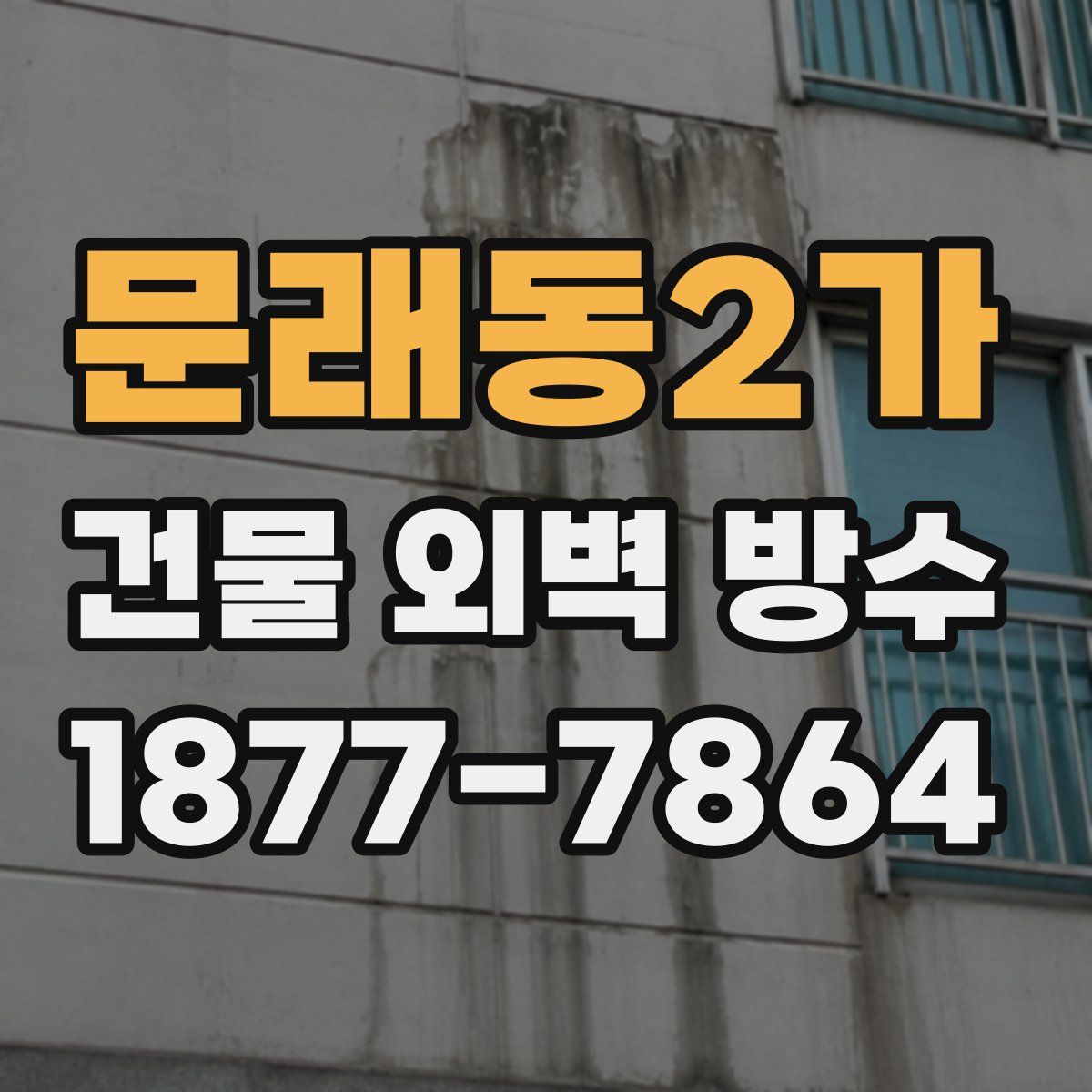 문래동2가 건물 외벽 방수