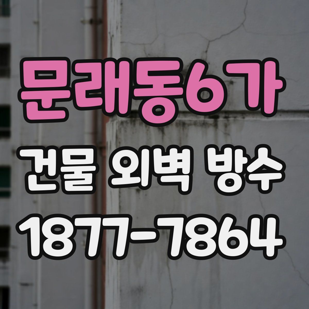 문래동6가 건물 외벽 방수