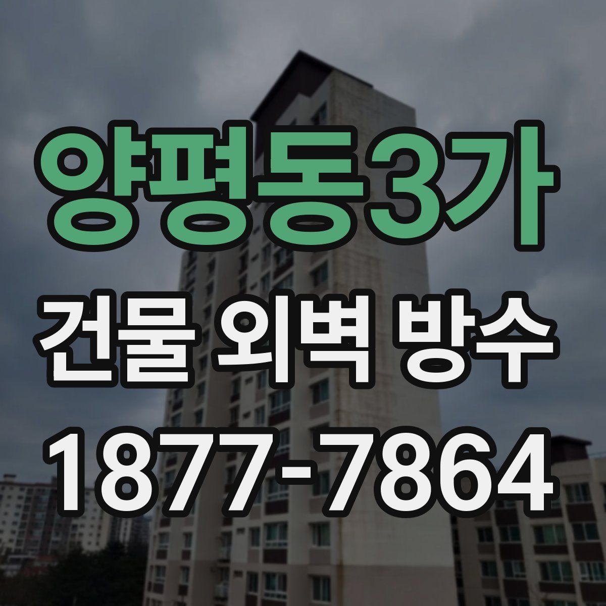 양평동3가 건물 외벽 방수