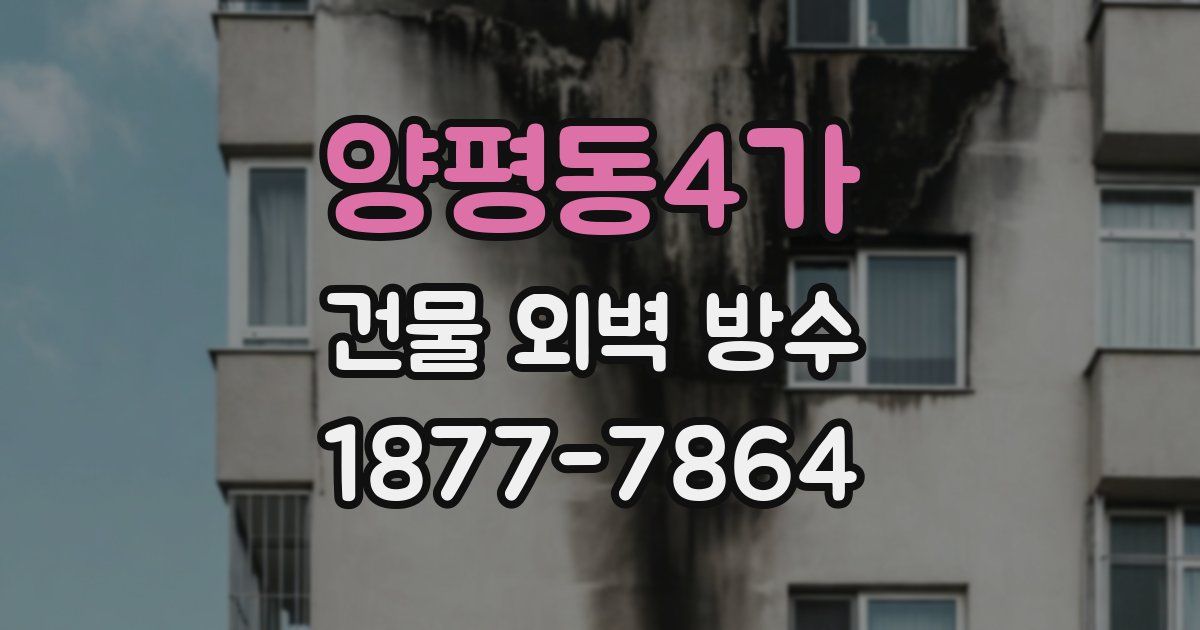 양평동4가 건물 외벽 방수
