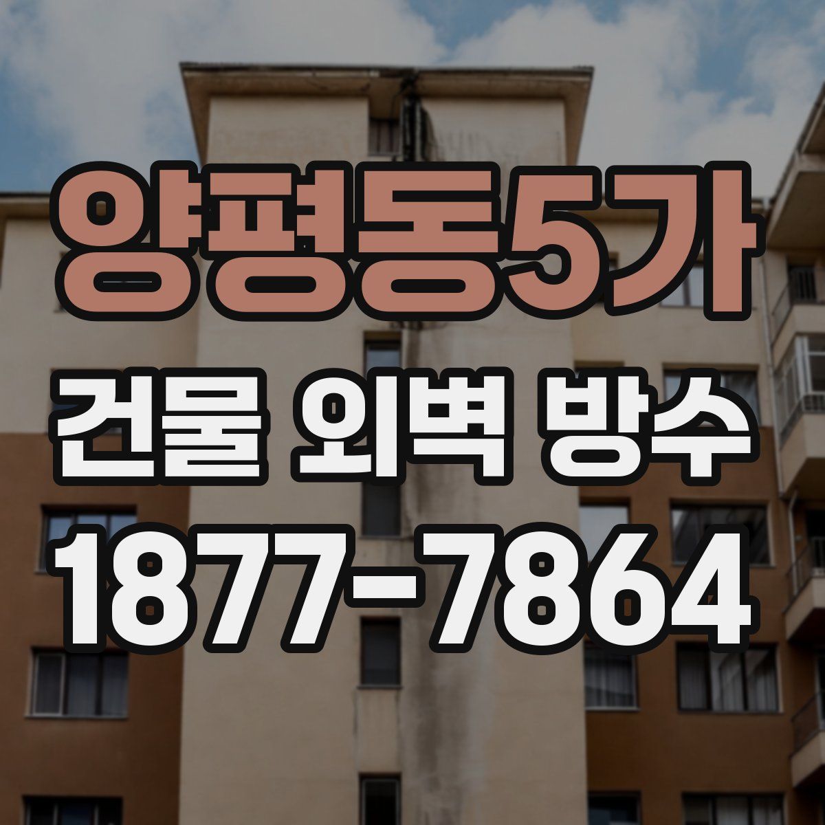 양평동5가 건물 외벽 방수