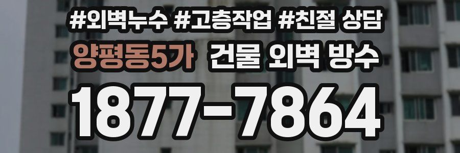 양평동5가 건물 외벽 방수