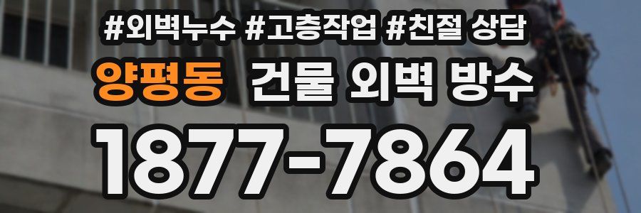 양평동 건물 외벽 방수