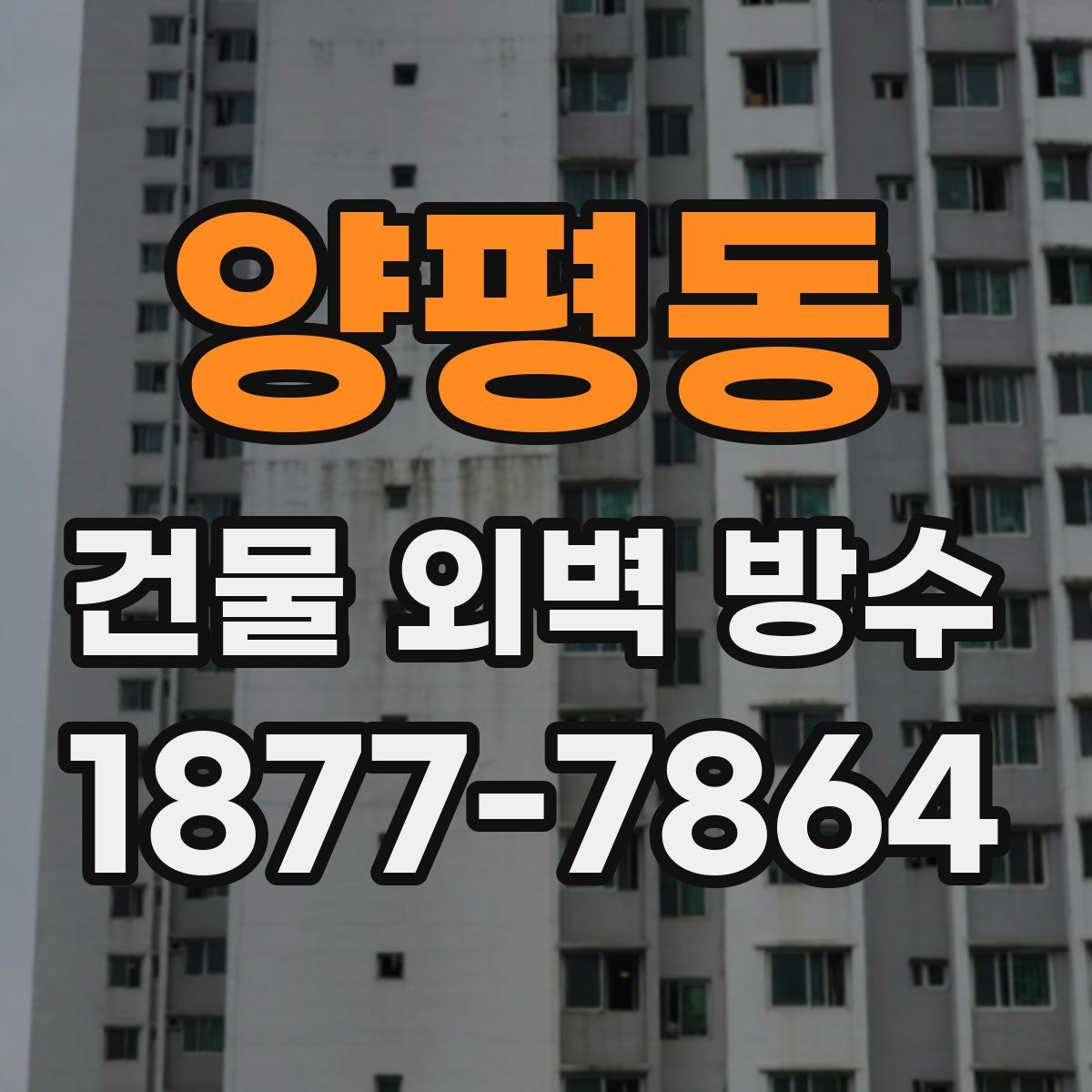 양평동 건물 외벽 방수