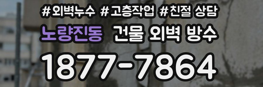 노량진동 건물 외벽 방수