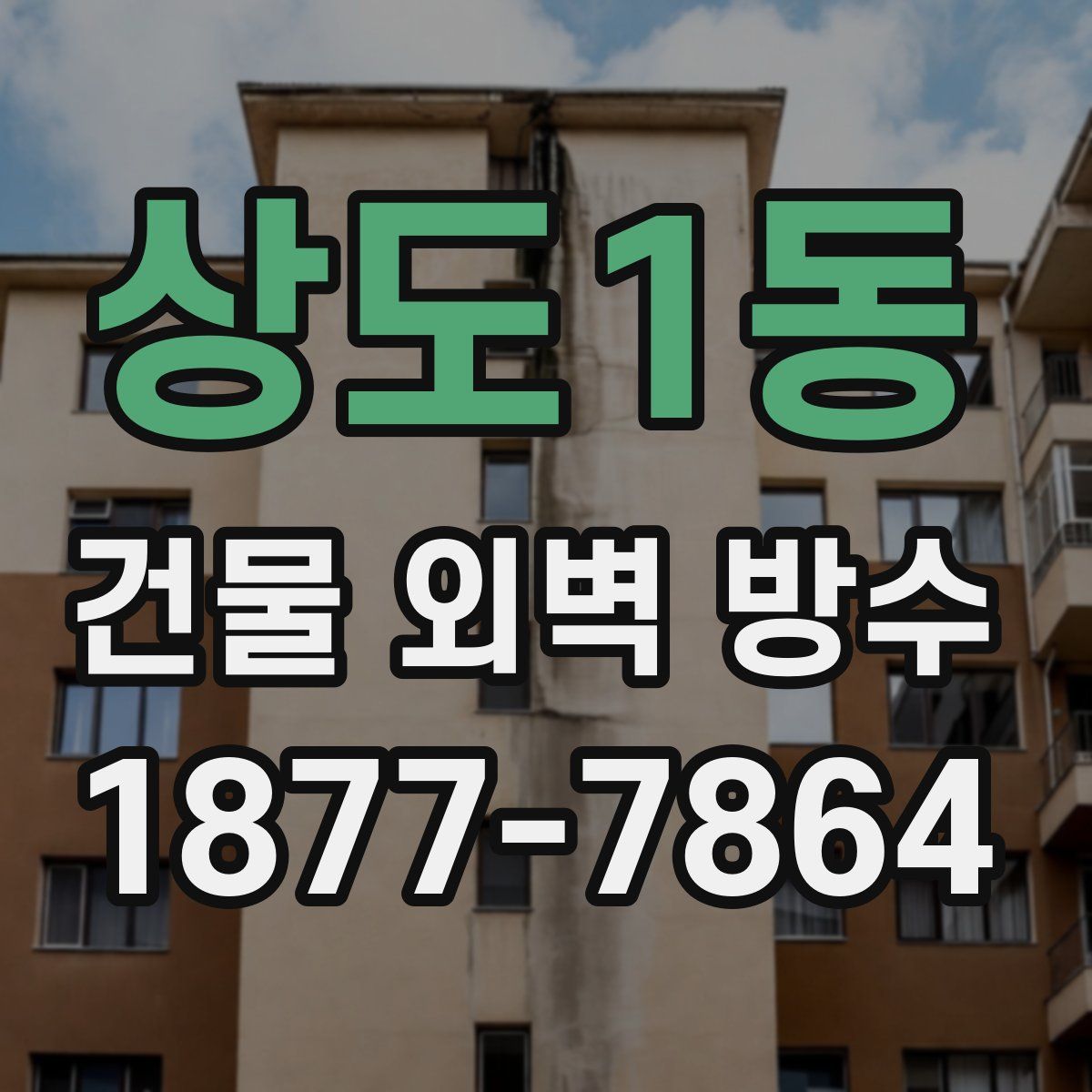 상도1동 건물 외벽 방수