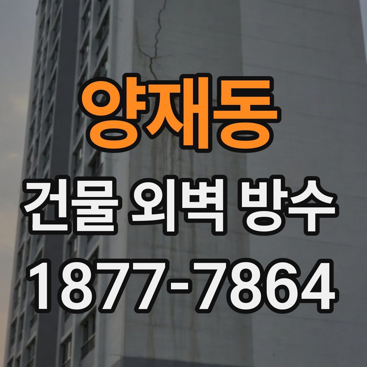 양재동 건물 외벽 방수
