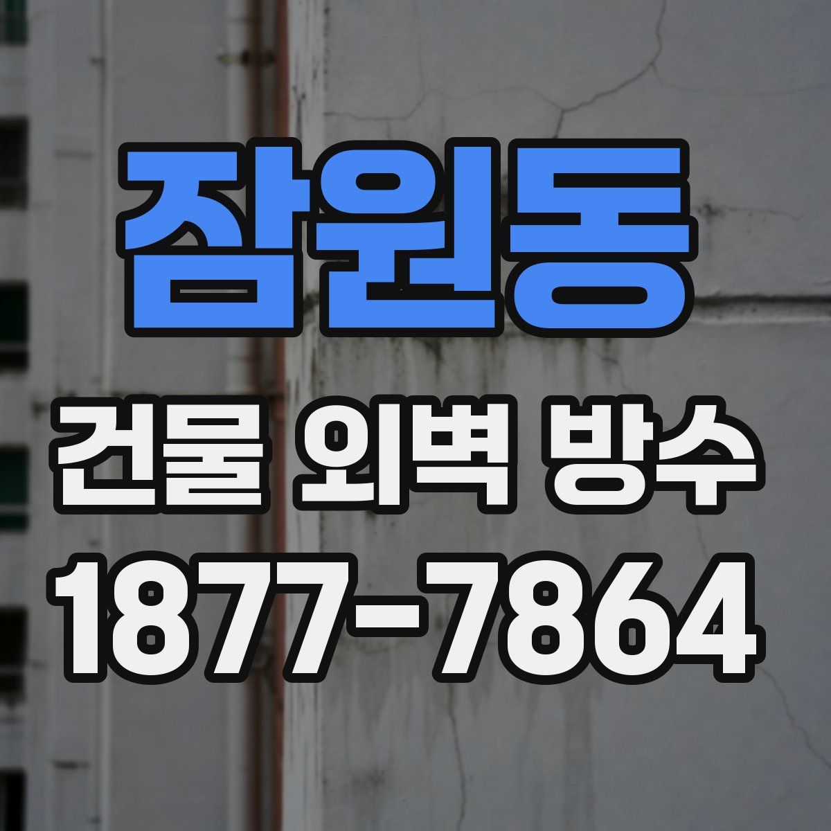 잠원동 건물 외벽 방수
