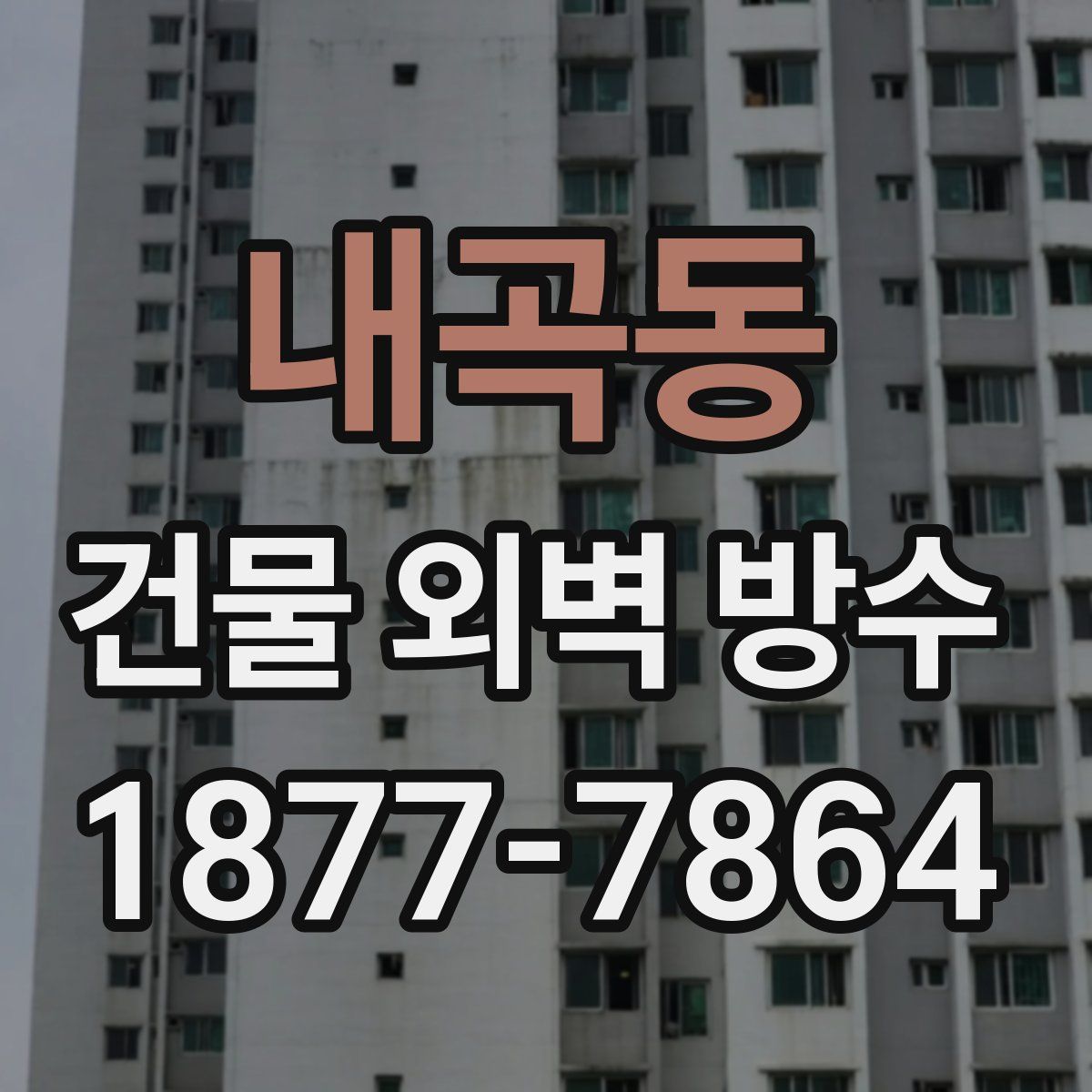 내곡동 건물 외벽 방수