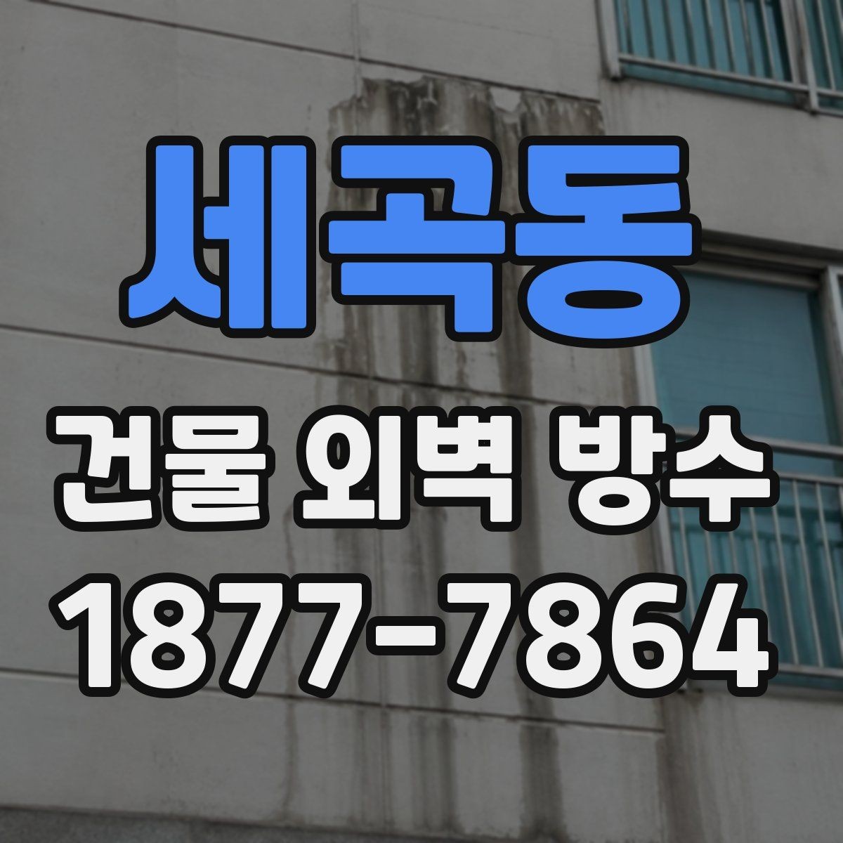 세곡동 건물 외벽 방수 공사 기간은 얼마나 걸릴까