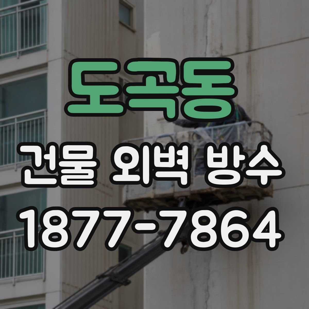 도곡동 건물 외벽 방수