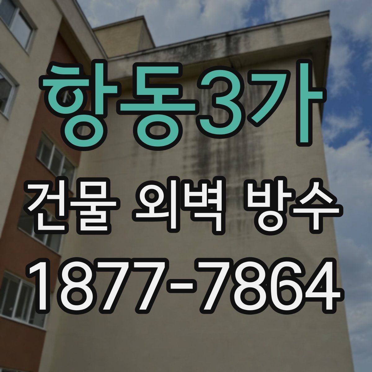 항동3가 건물 외벽 방수 장기 관리가 필요한 이유