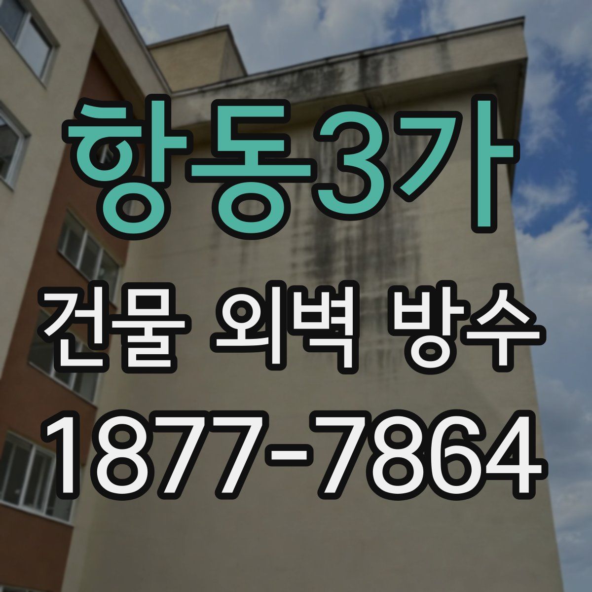 항동3가 건물 외벽 방수