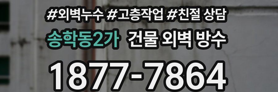 송학동2가 건물 외벽 방수