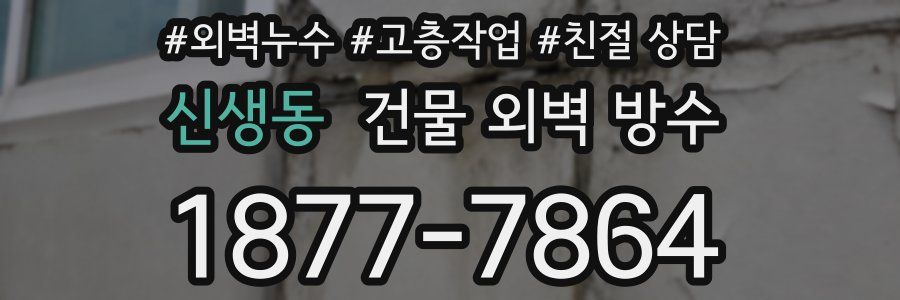 신생동 건물 외벽 방수