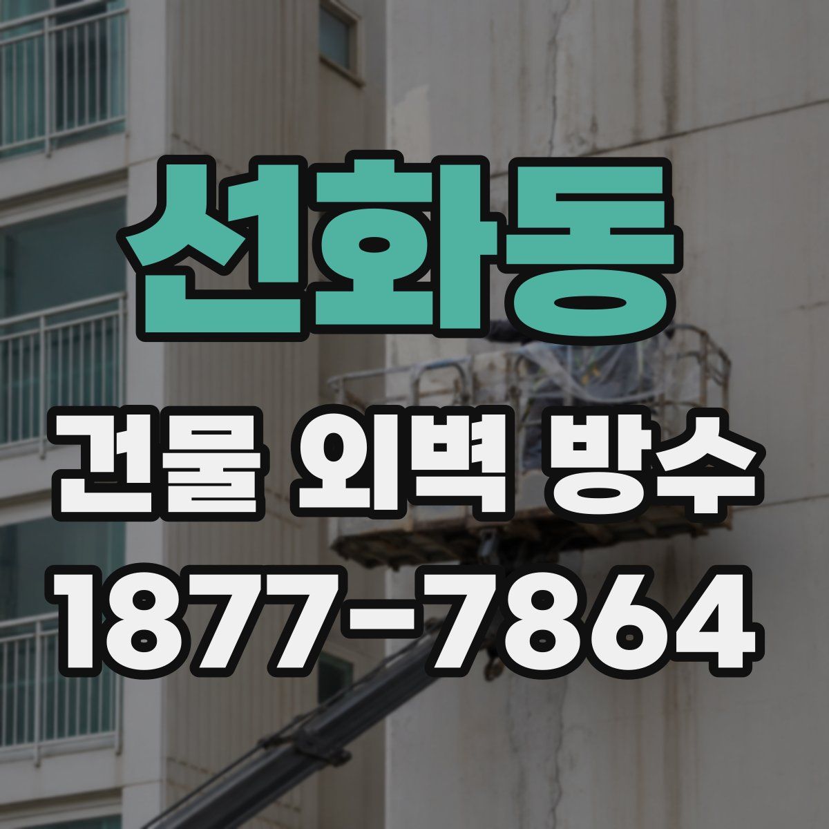 선화동 건물 외벽 방수