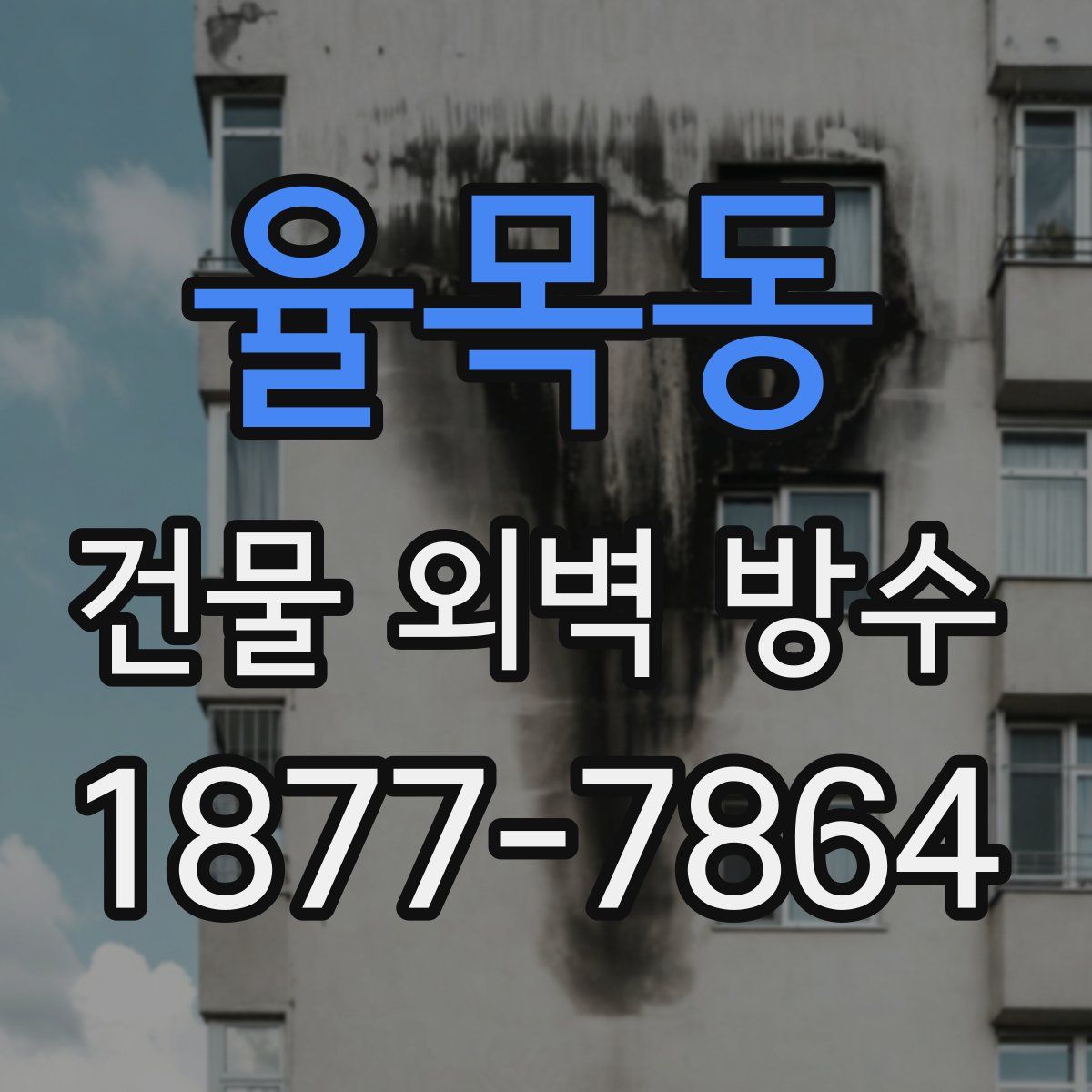 율목동 건물 외벽 방수