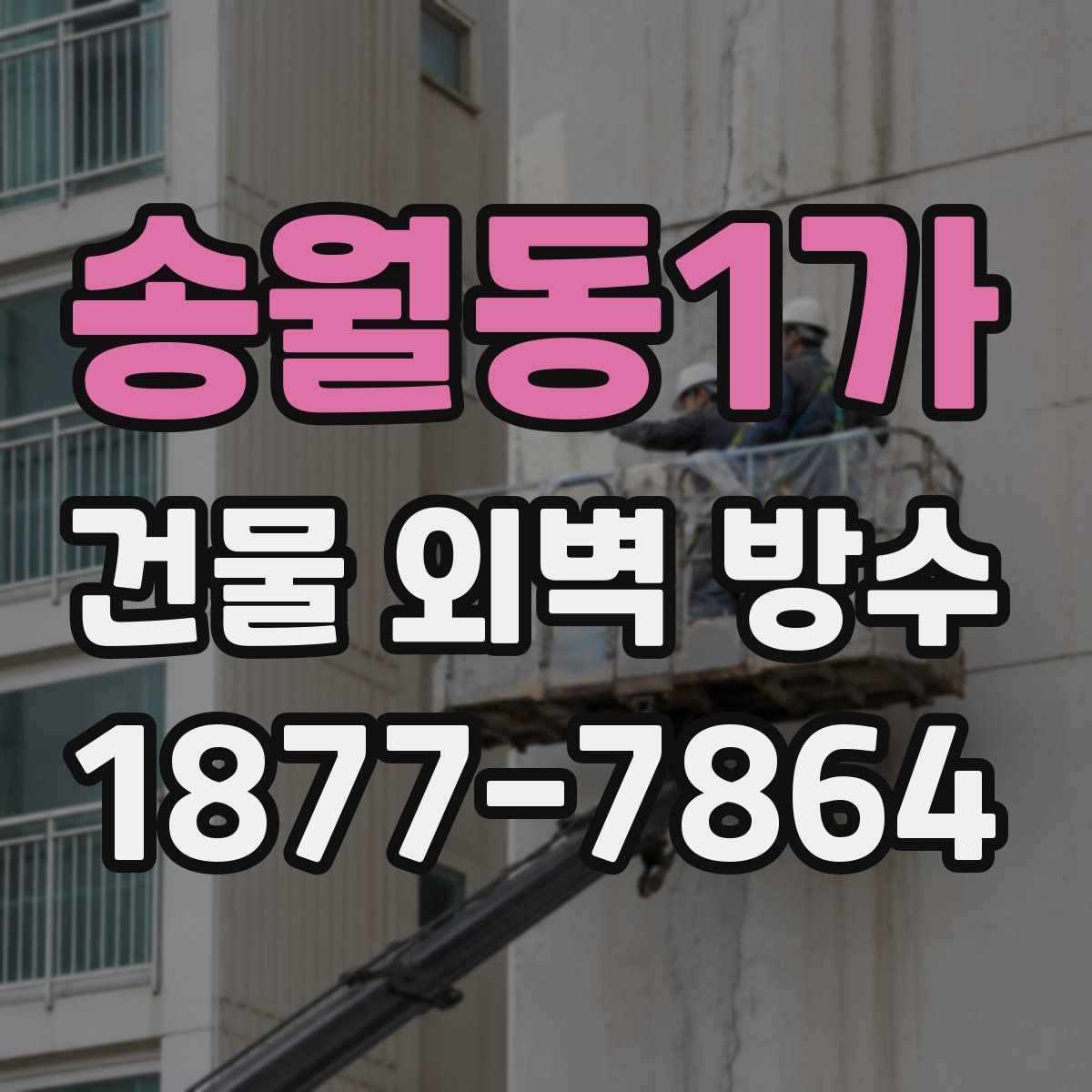 송월동1가 건물 외벽 방수