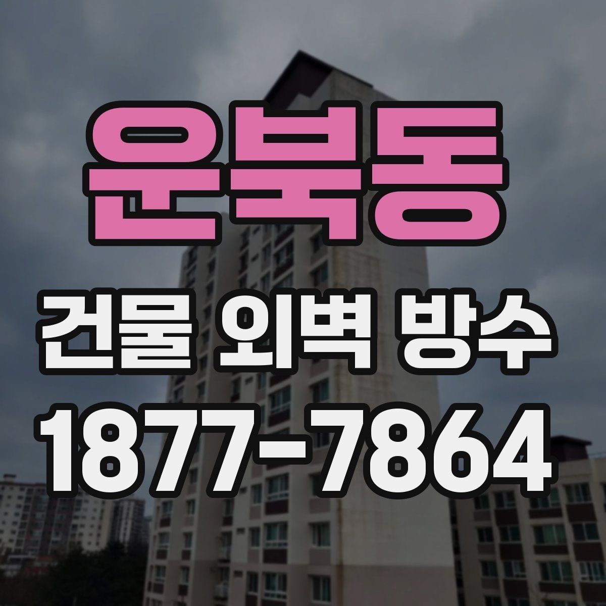 운북동 건물 외벽 방수 공사, 어떤 기준으로 선택할까