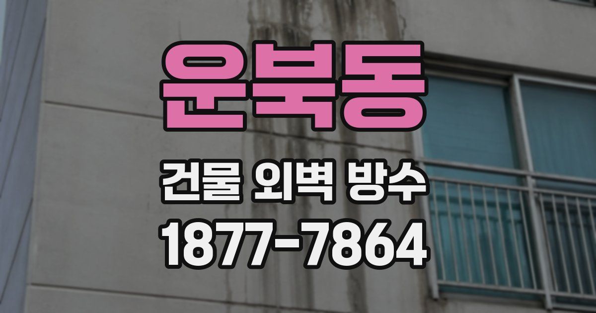 운북동 건물 외벽 방수