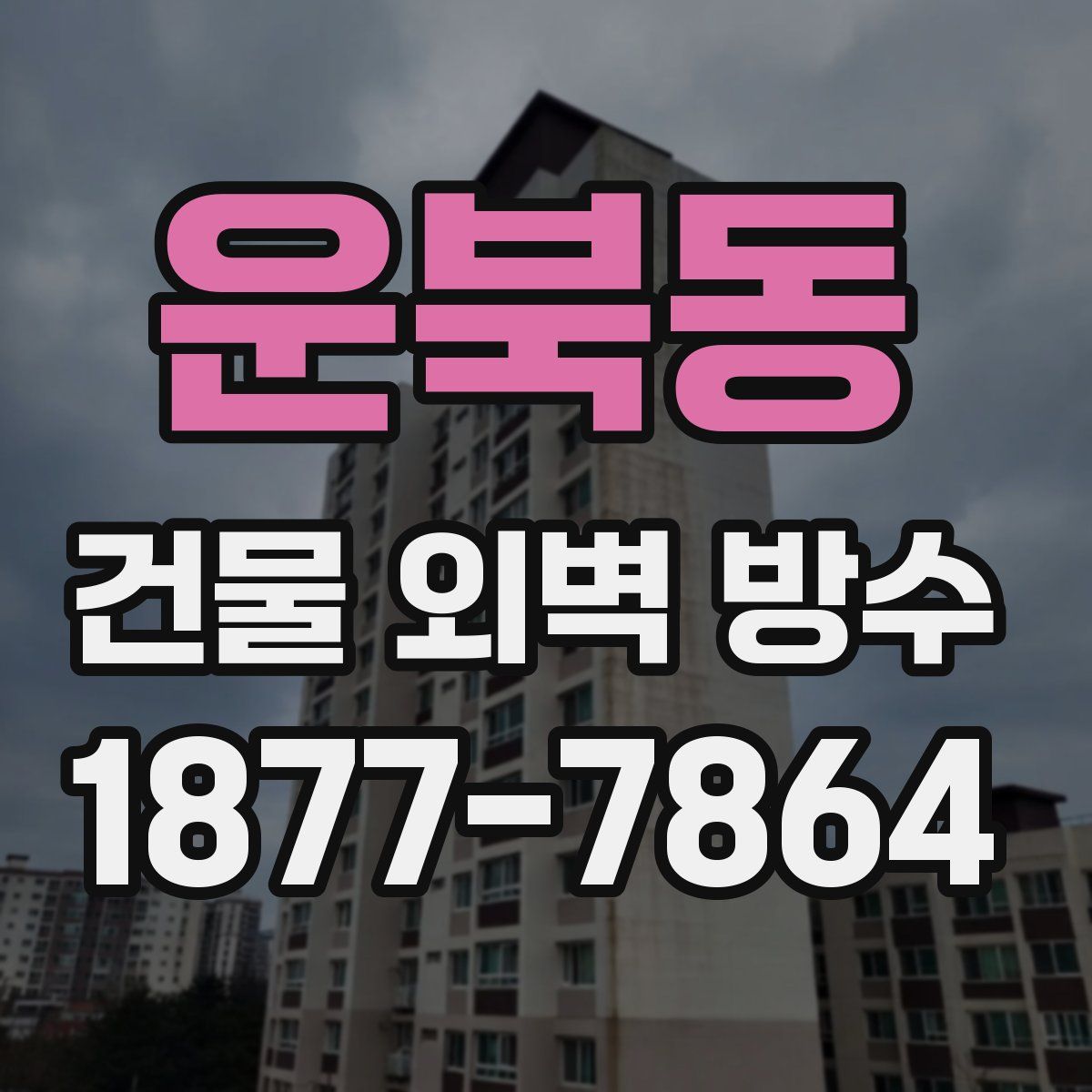 운북동 건물 외벽 방수
